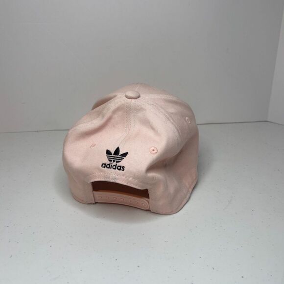 Adidas Original Baby Pink Logo Baseball Cap Snapback Hat Womens - Picture 2 of 7